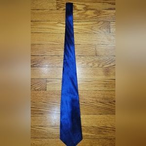 Solid Blue Donna Karan Men's Tie